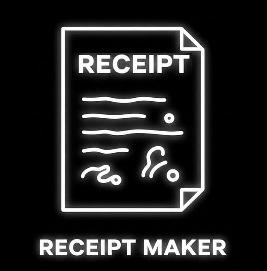 Online Receipt Maker